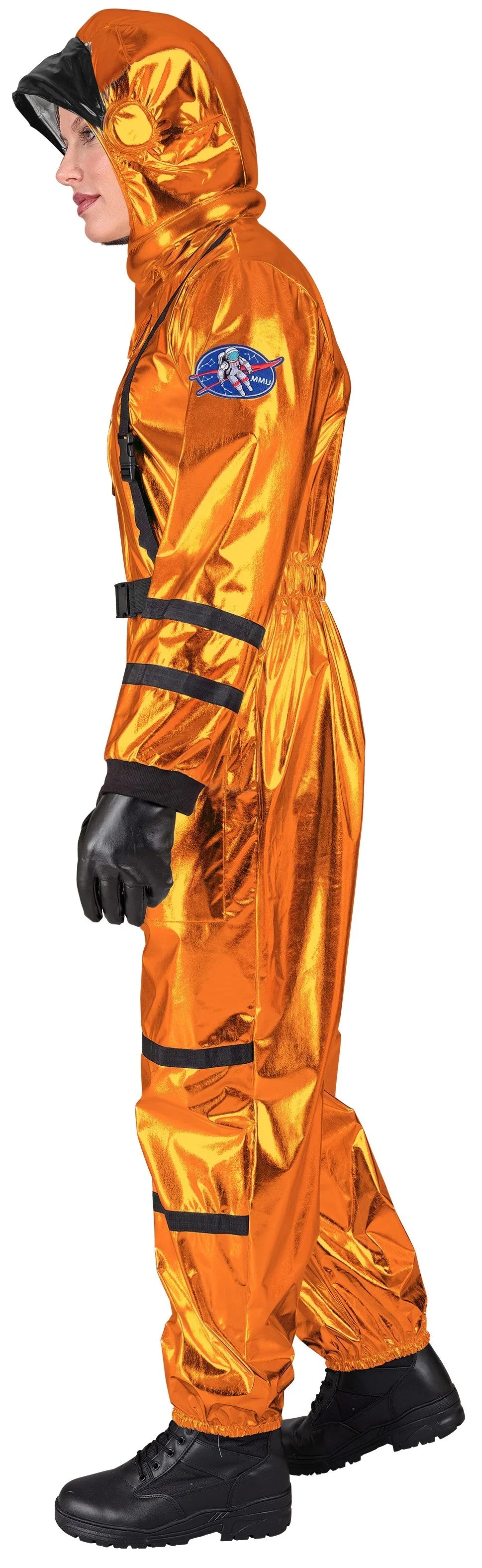 Disfraz de Astronauta Naranja con Casco para Mujer Astronautas Widmann